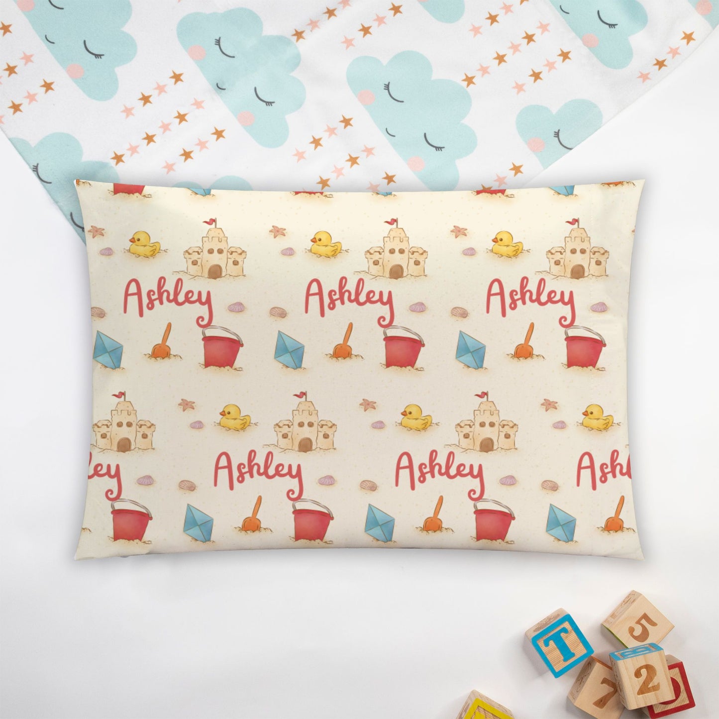 Duck's Summer Personalized Toddler Pillowcase