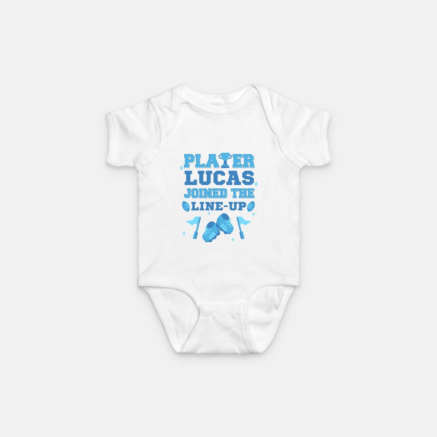New Player Joined the Line-Up Personalized Onesie