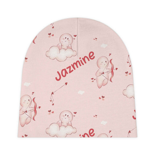 Cupid's Little Valentine Personalized Baby Beanie