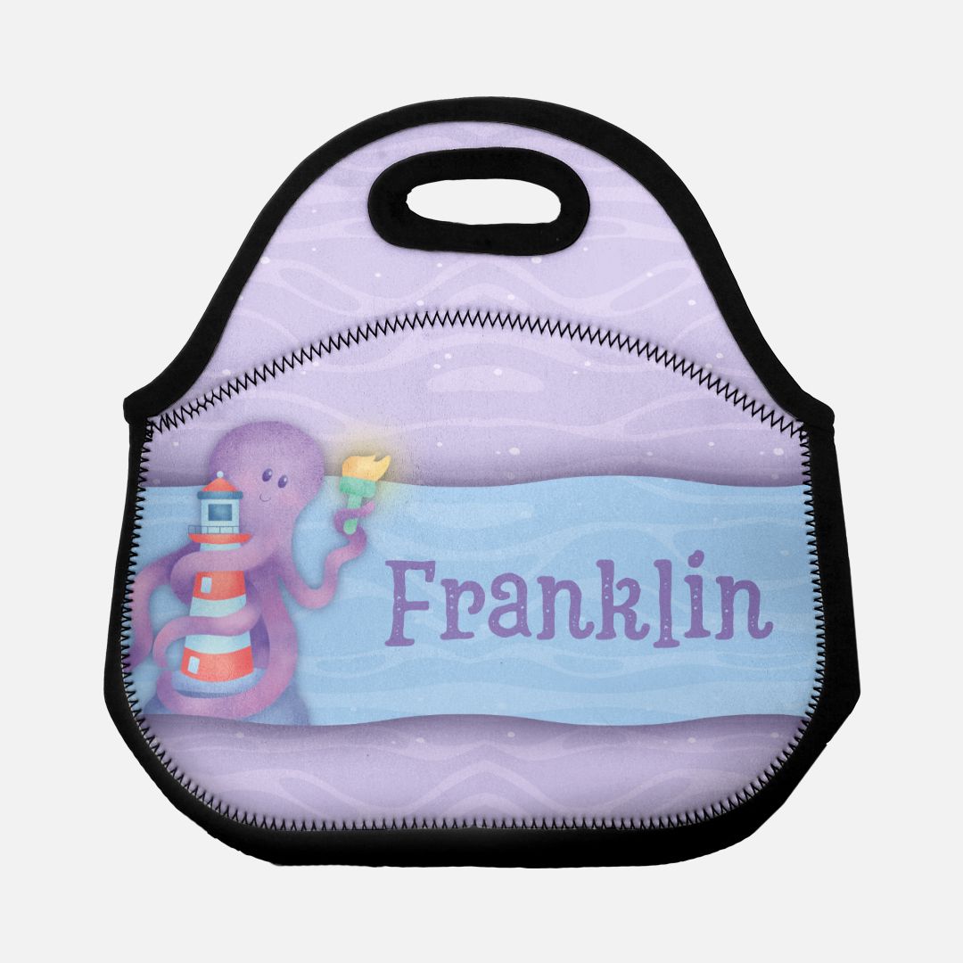 Purple Odyssey Personalized Lunch Tote