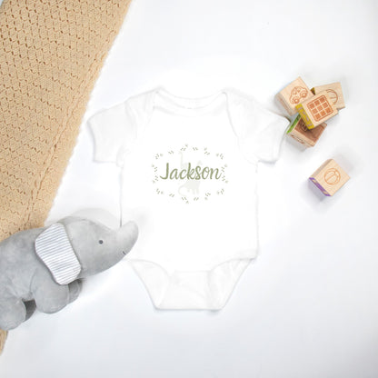 Jurassic Jungla Personalized Onesie