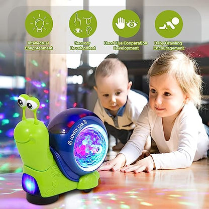 Wonders in Motion Green Interactive Crawling Toy