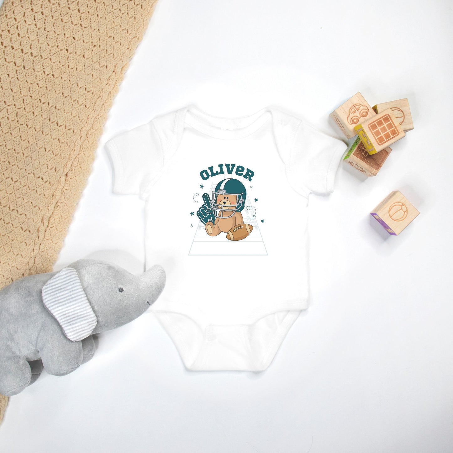 Little Champ NFL Personalized Onesie