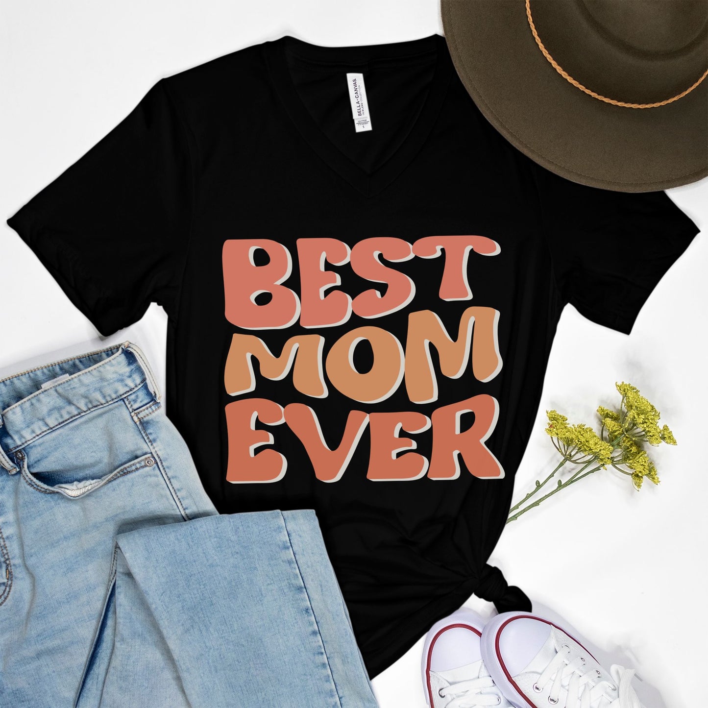 Best Mom Ever V-Neck T-Shirt