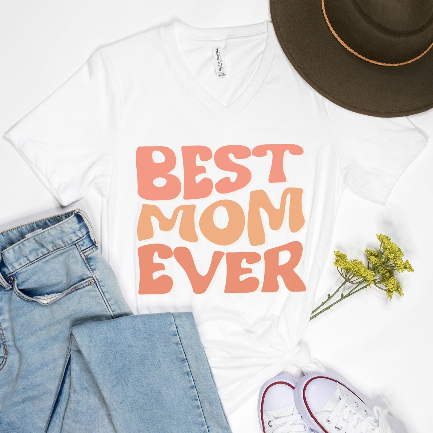 Best Mom Ever V-Neck T-Shirt