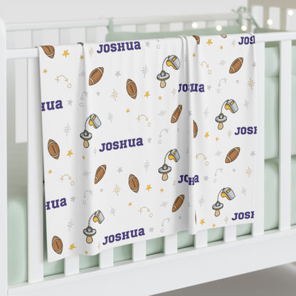 Baby Coach Personalized Swaddle Blanket