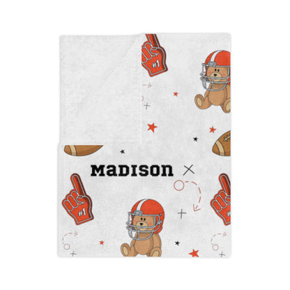 Bear NFL Game Personalized Blanket