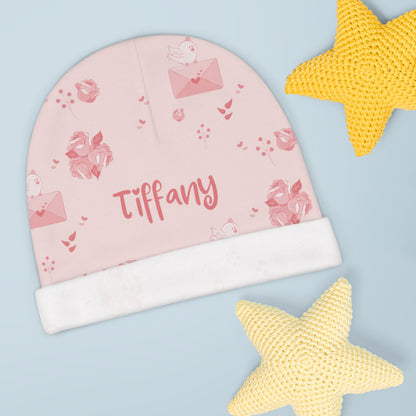Enveloped in Love Personalized Baby Beanie