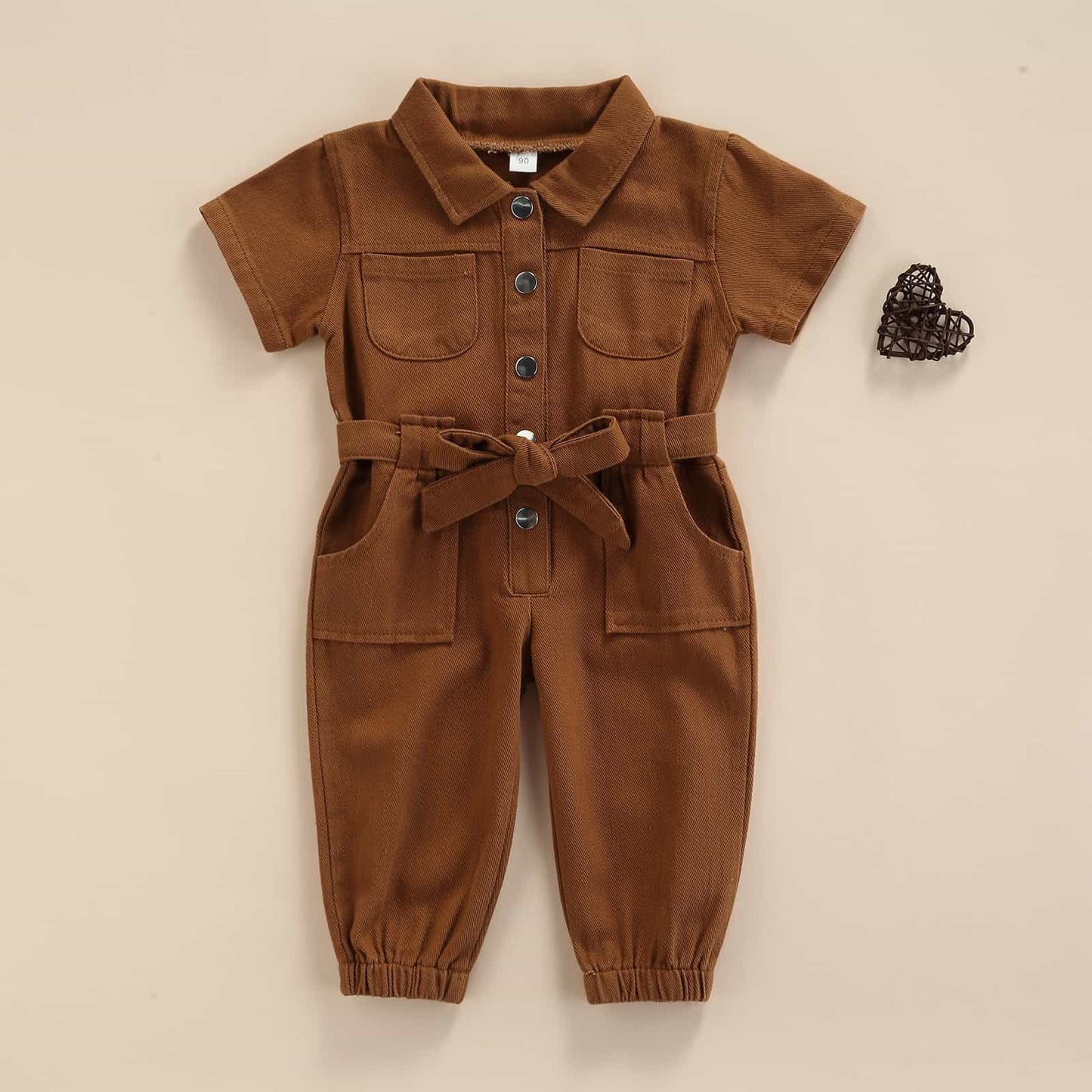 Baby Girl’s Long Sleeve Jumpsuit