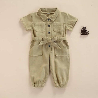 Baby Girl’s Long Sleeve Jumpsuit