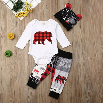 Warm as a Bear Onesie & Pants Set