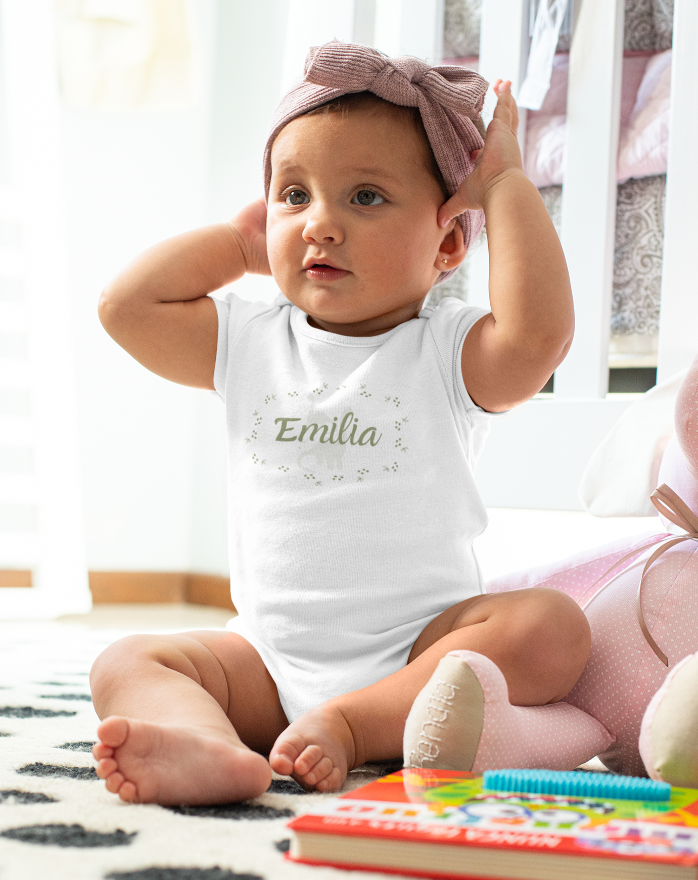 Jurassic Jungla Personalized Onesie