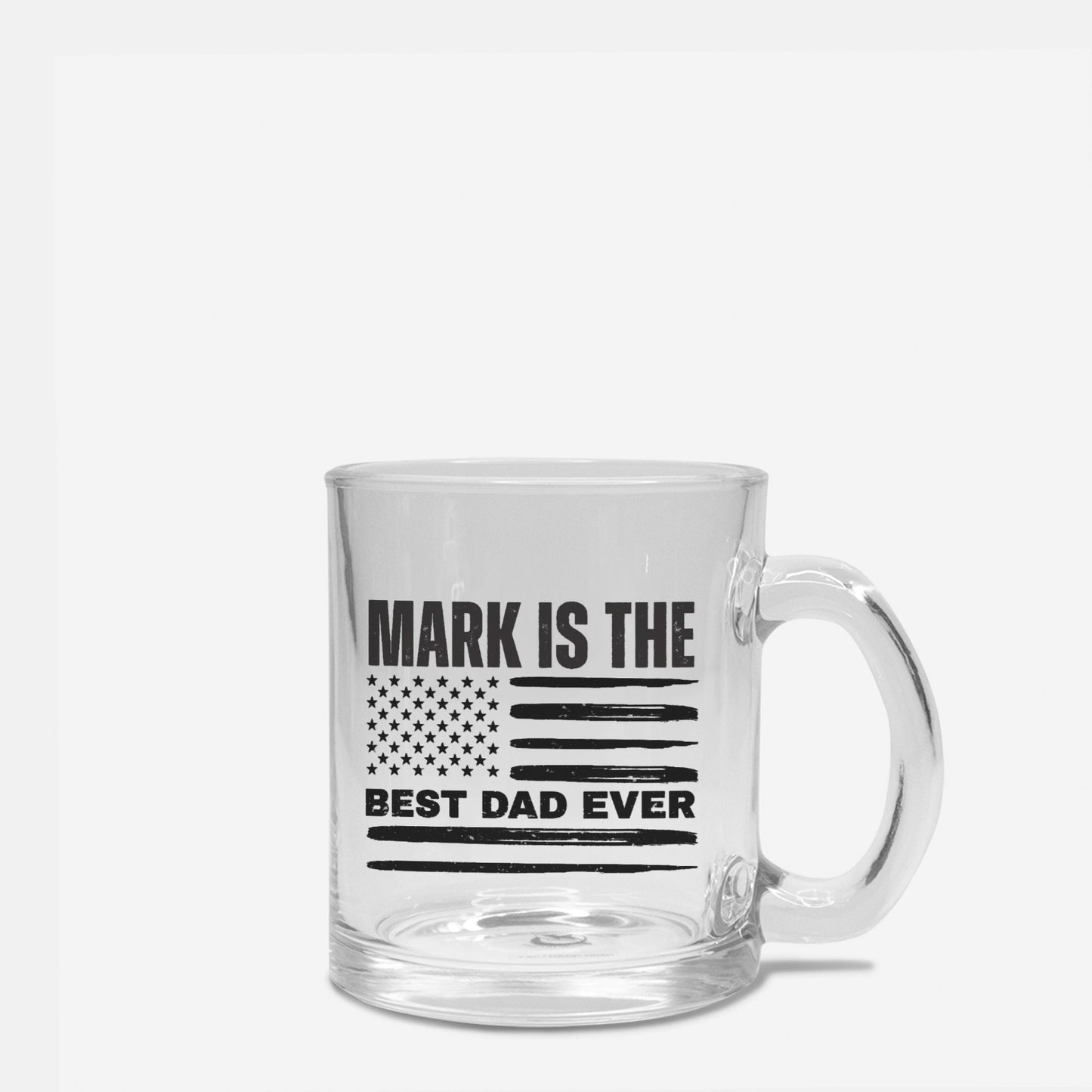 Is The Best Dad Ever Personalized Mug Glass