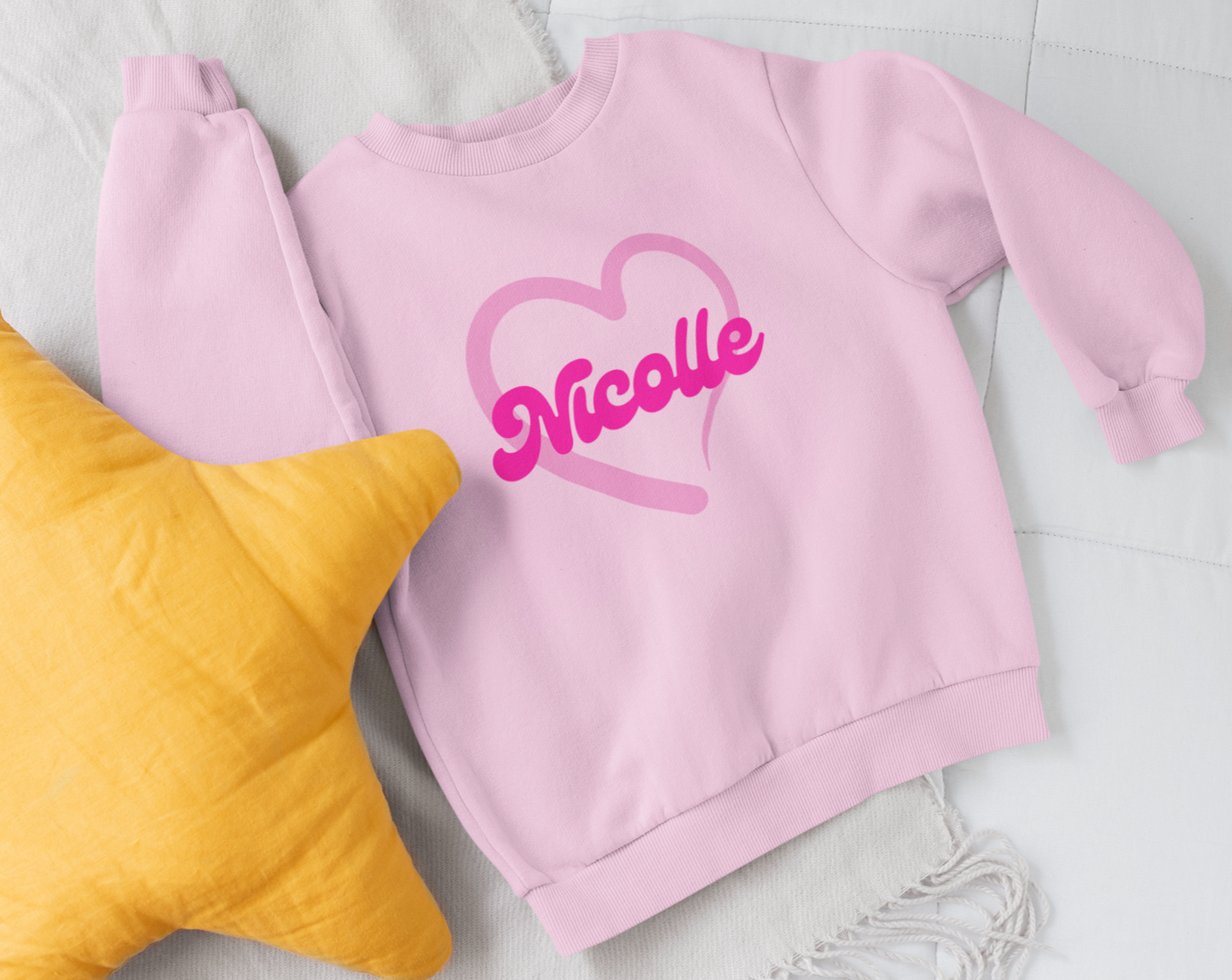 Dream Heart Personalized Toddler Sweatshirt