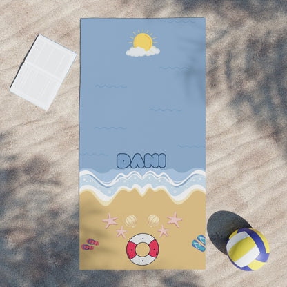 Sunshine Splash Personalized Towel