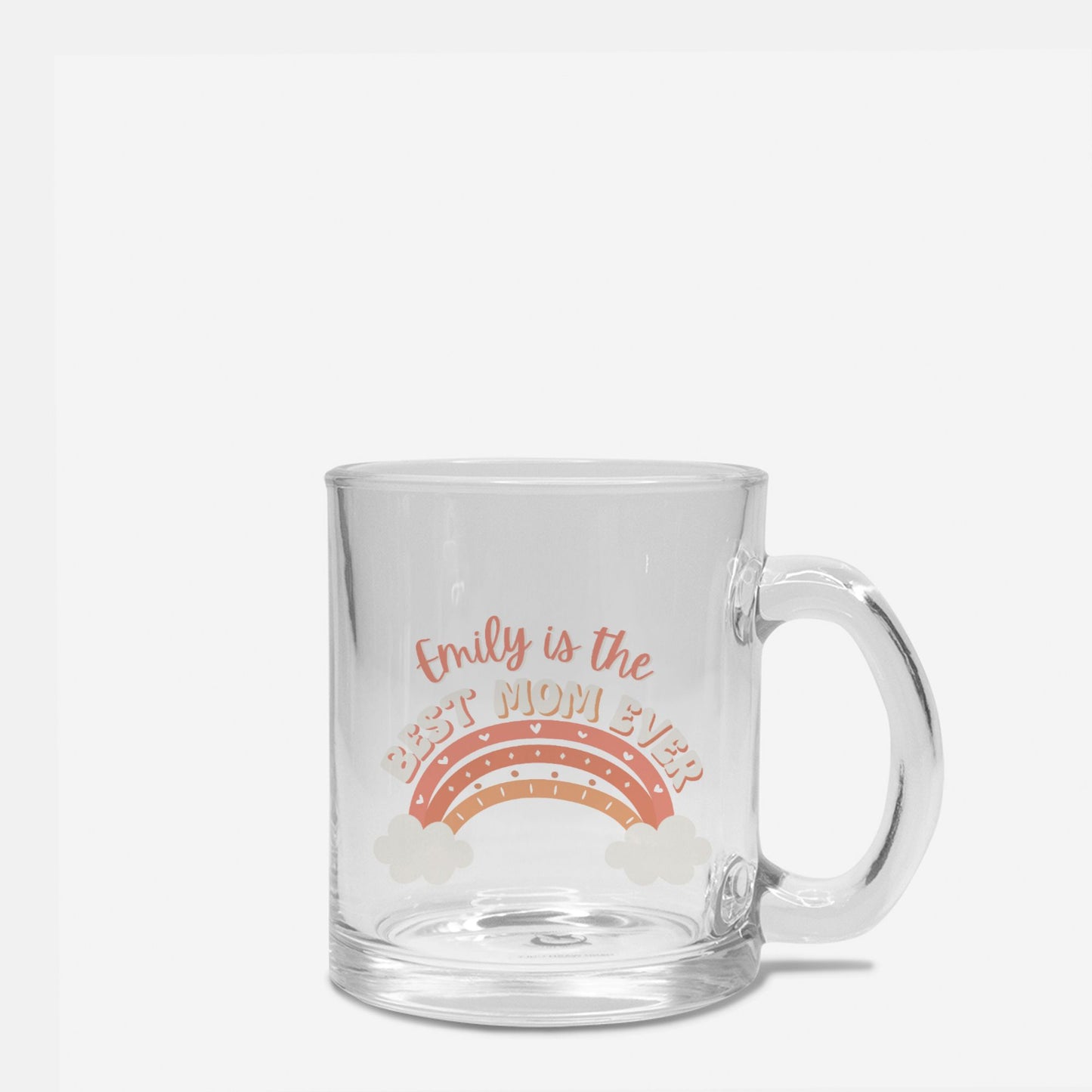 Is The Best Mom Ever Personalized Mug Glass
