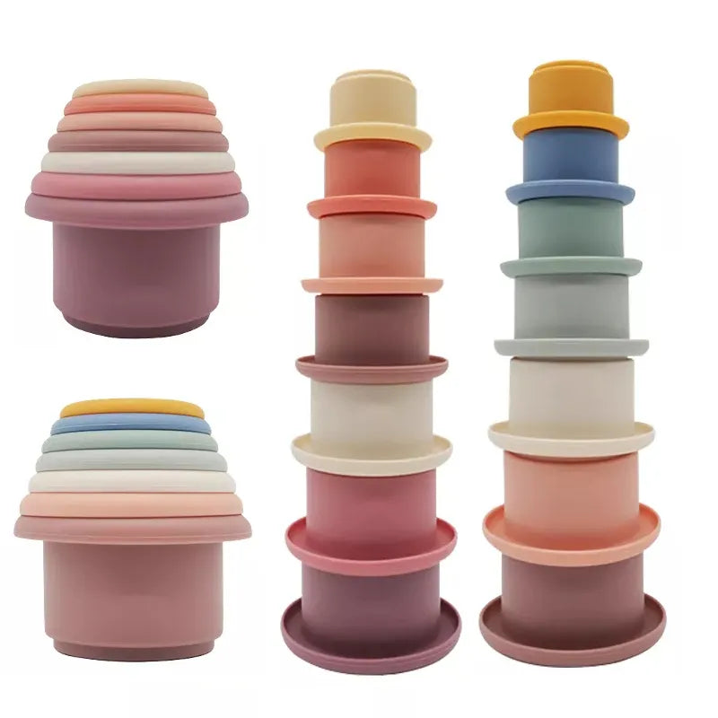 RainbowStack Multicolor Stackable Cups