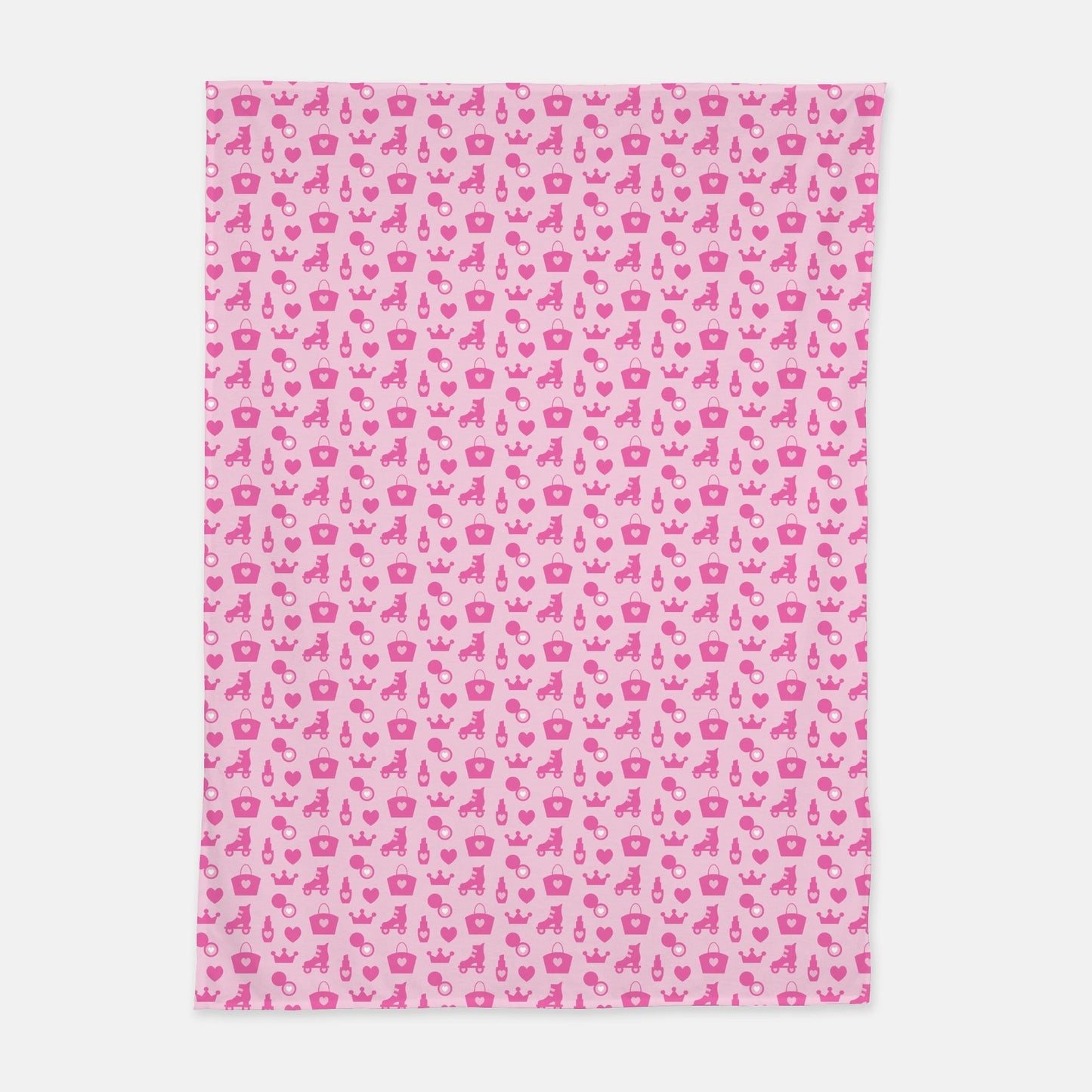 Roller Skates Diva Pink Swaddle Blanket