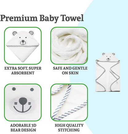 Bathtime Magic Bear Baby Towel