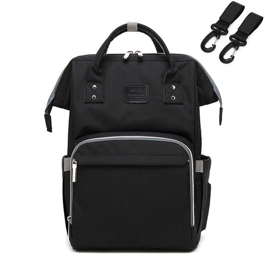 Magic Care: Black Diaper Bag Backpack