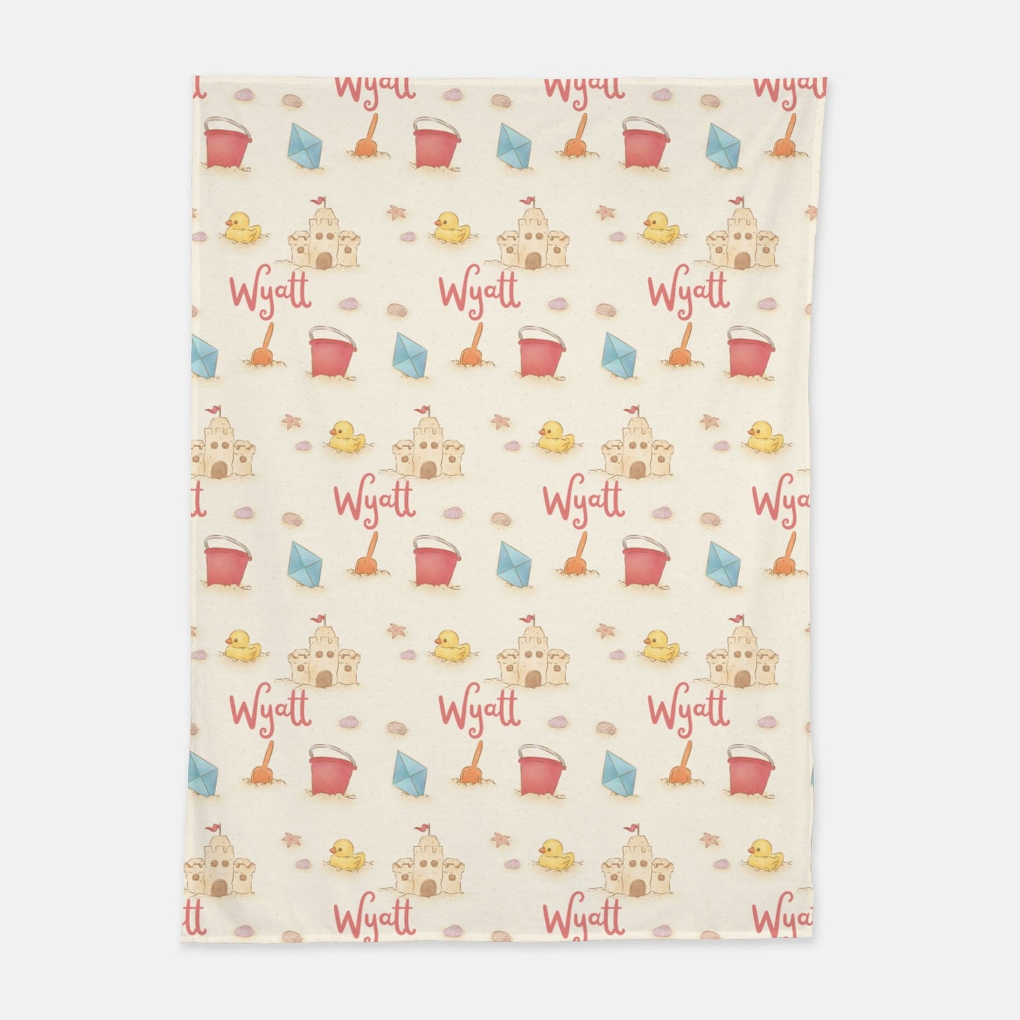 Duck's Summer Personalized Swaddle Blanket