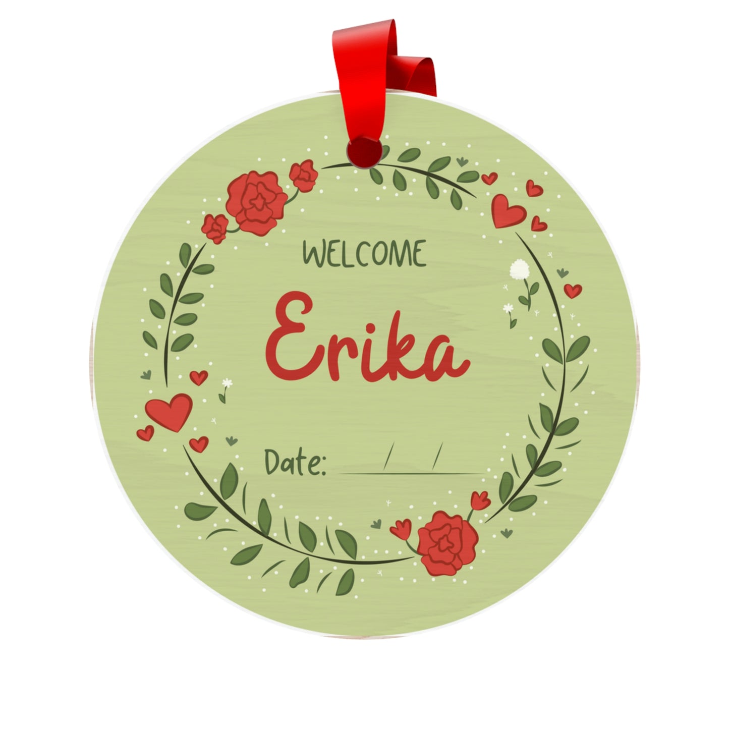 Lovely Ivy Personalized Wood Sign