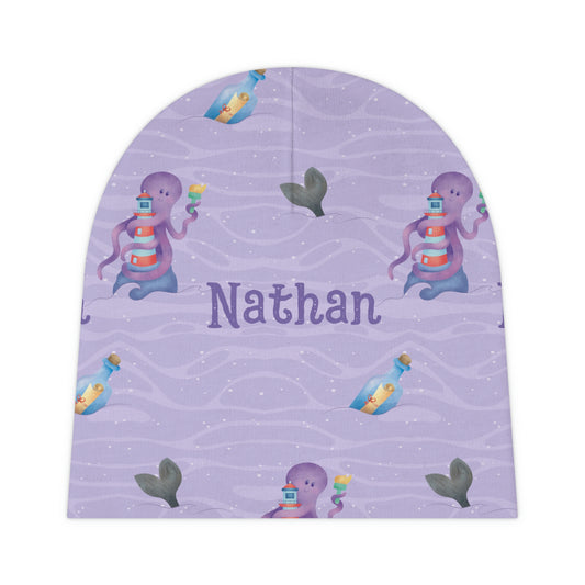 Purple Odyssey Personalized Baby Beanie