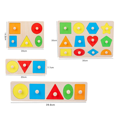 Montessori Geometric Puzzle Sorting Toy