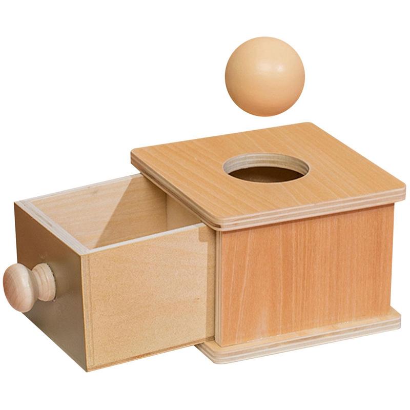 Wood Ball Box