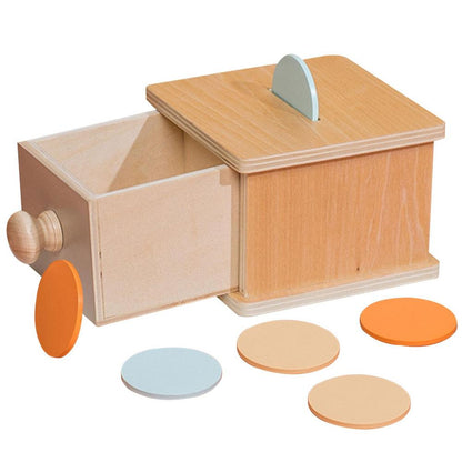 Montessori Wooden Coin Box Toy