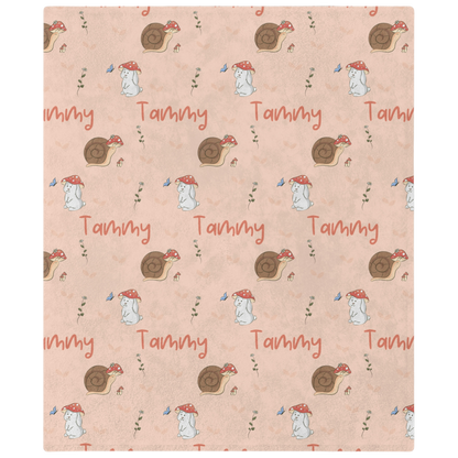 Woodlands Bunny Personalized Blanket
